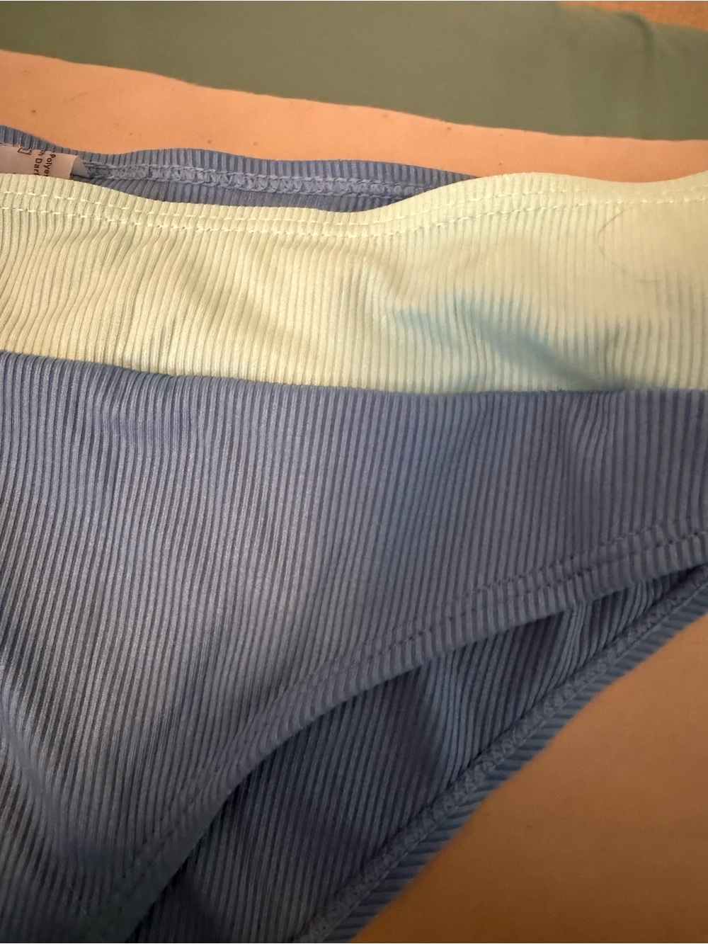 Two-Tone Blue Ribbed Bikini Set
#1 - Picture 9 of 15